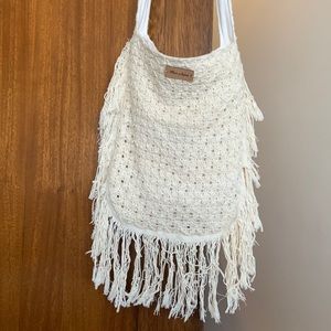 Crochet crossbody bag